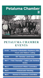 Mobile Screenshot of petalumachamber.biz
